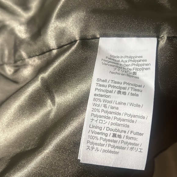 NWT - 2P- J.Crew Villa Coat in Italian Stadium-cloth Wool - Slate Green - Picture 4 of 10